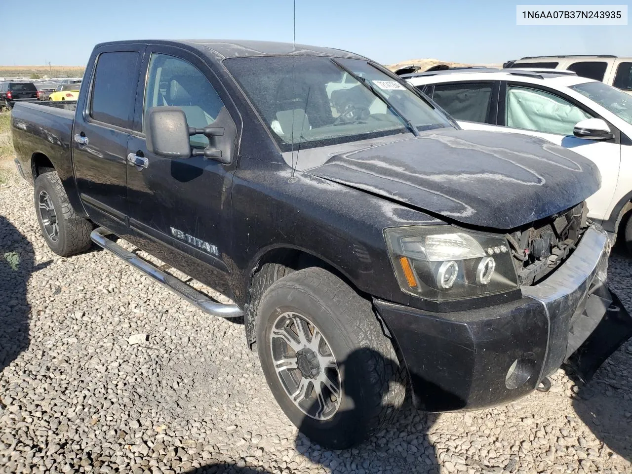 2007 Nissan Titan Xe VIN: 1N6AA07B37N243935 Lot: 72147264