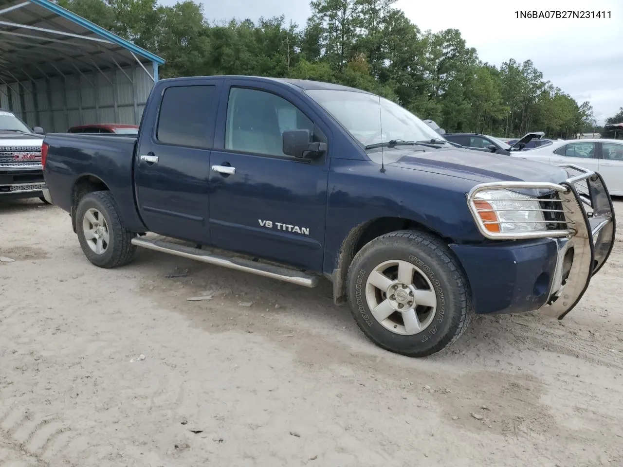 2007 Nissan Titan Xe VIN: 1N6BA07B27N231411 Lot: 72897314