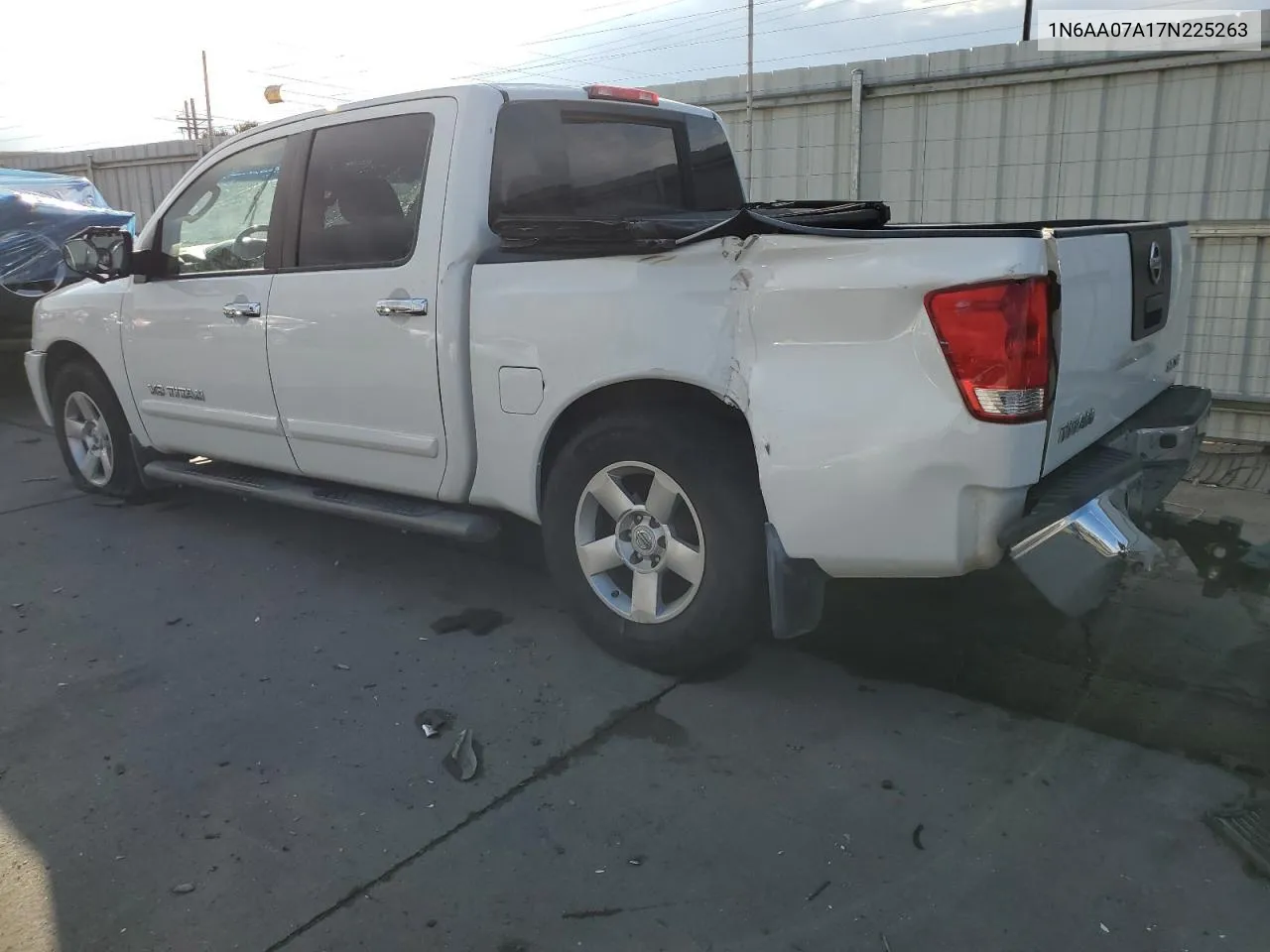 2007 Nissan Titan Xe VIN: 1N6AA07A17N225263 Lot: 74224434