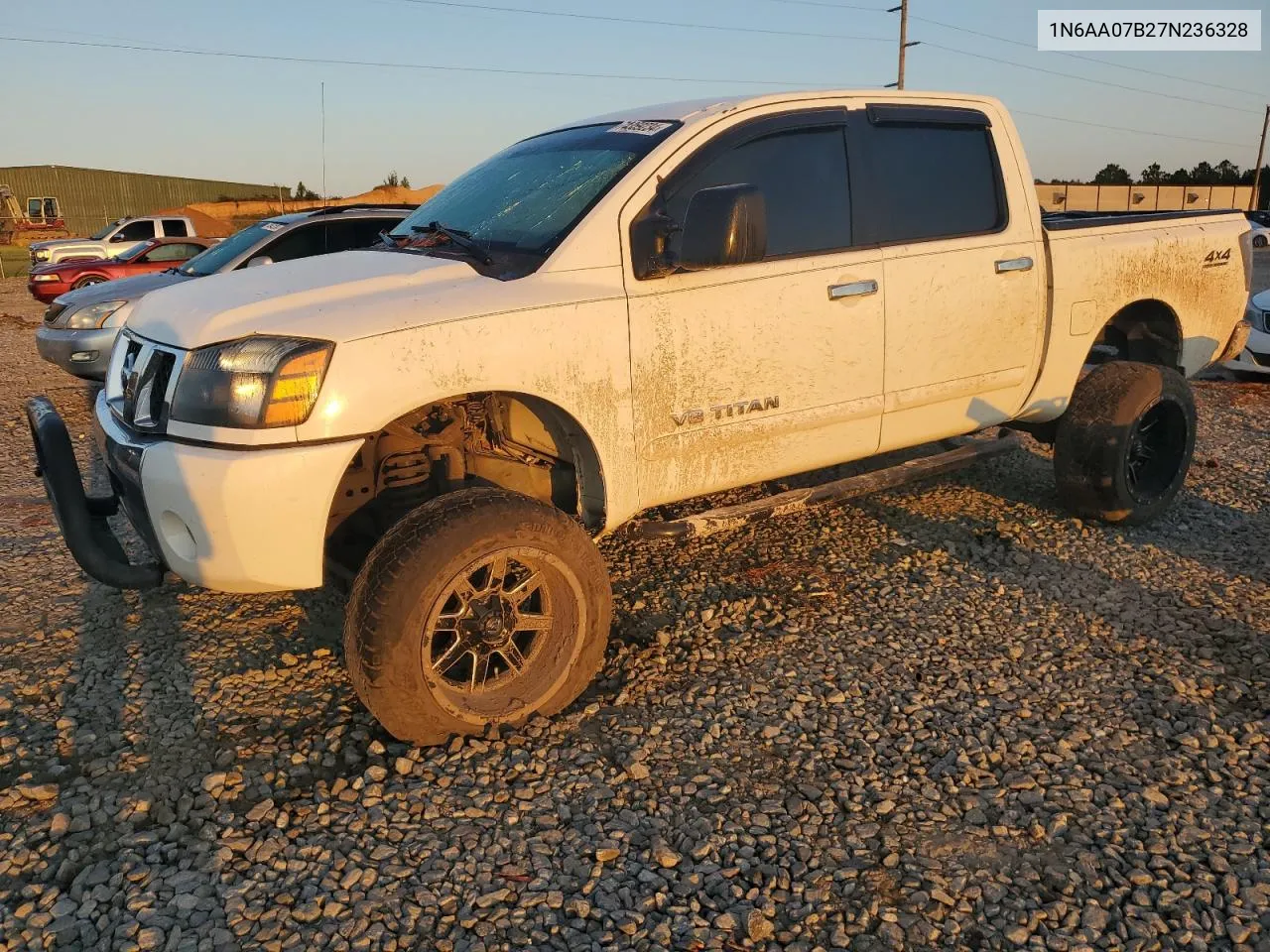 2007 Nissan Titan Xe VIN: 1N6AA07B27N236328 Lot: 74359234