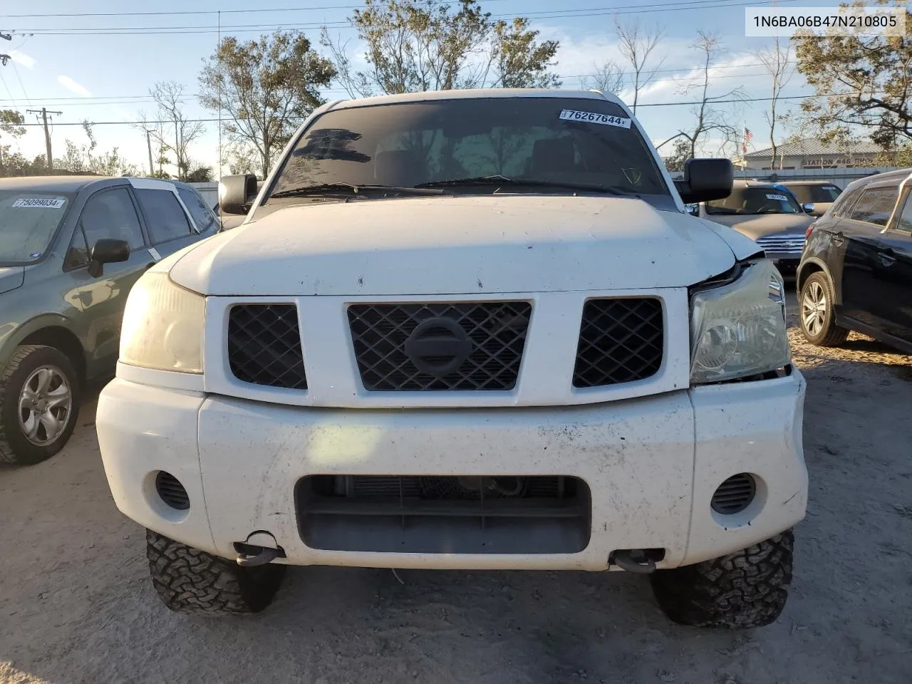 2007 Nissan Titan Xe VIN: 1N6BA06B47N210805 Lot: 76267644