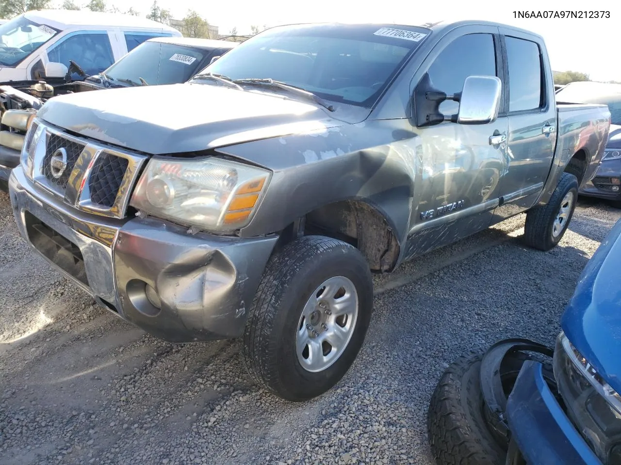 2007 Nissan Titan Xe VIN: 1N6AA07A97N212373 Lot: 77706364