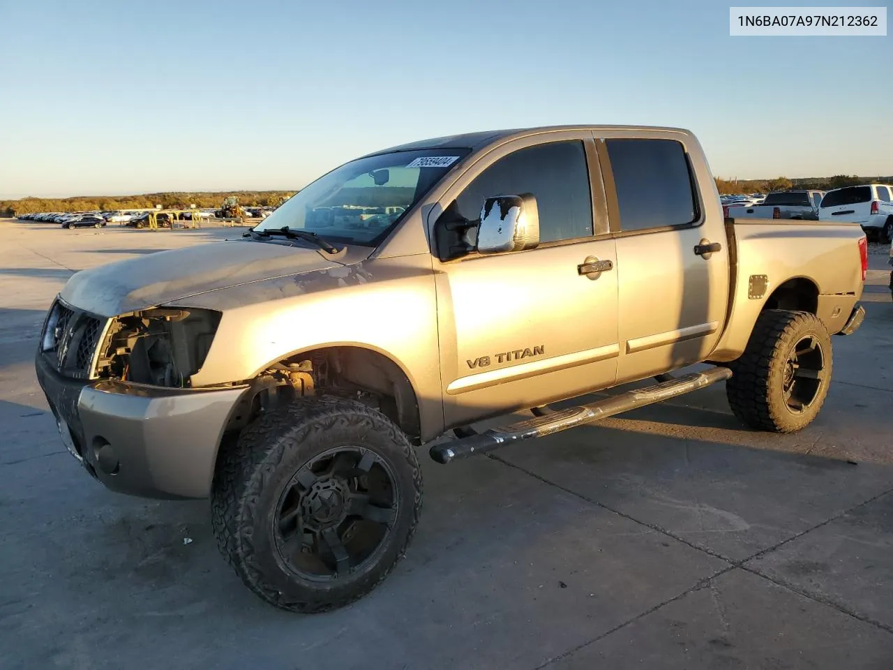 2007 Nissan Titan Xe VIN: 1N6BA07A97N212362 Lot: 79559404