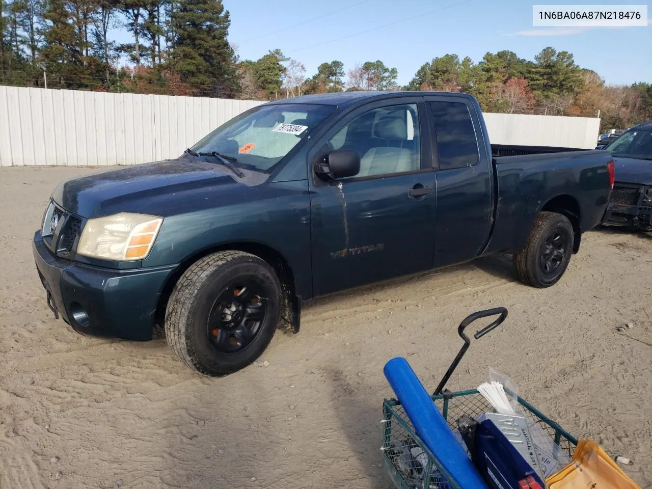 2007 Nissan Titan Xe VIN: 1N6BA06A87N218476 Lot: 79775394