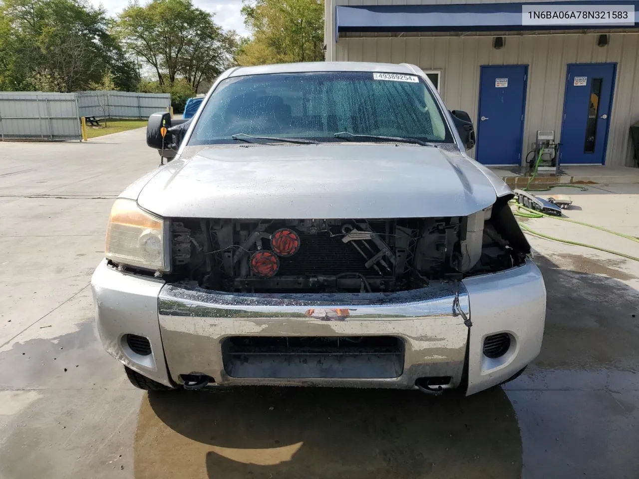 2008 Nissan Titan Xe VIN: 1N6BA06A78N321583 Lot: 49389254