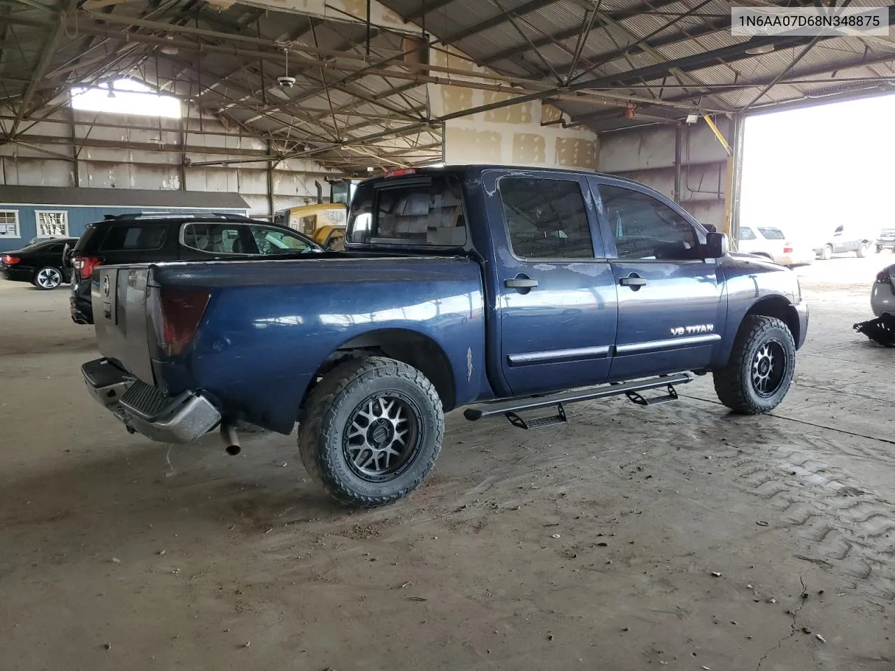 2008 Nissan Titan Xe VIN: 1N6AA07D68N348875 Lot: 53244024