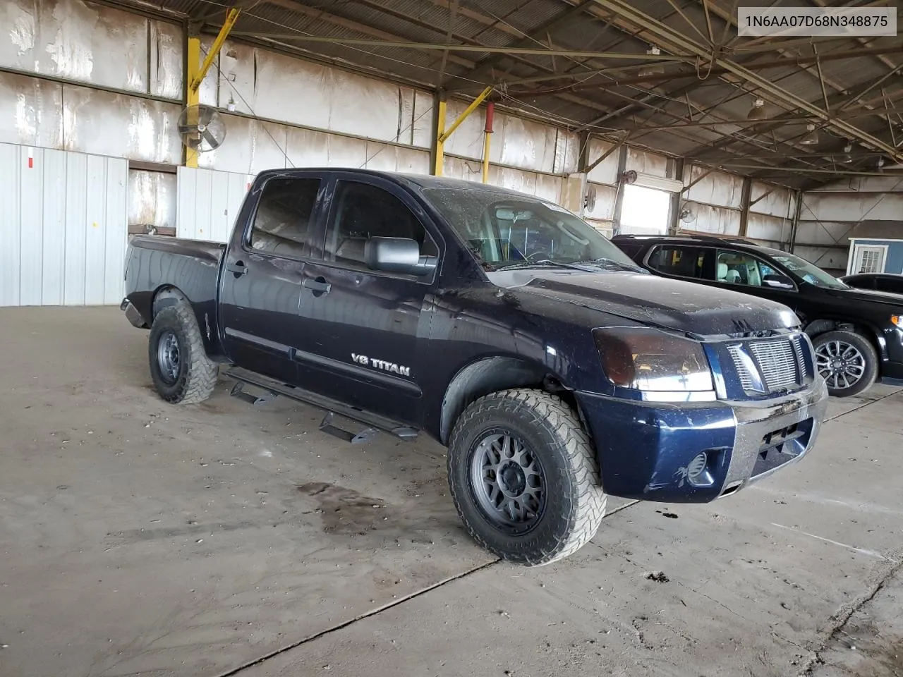 2008 Nissan Titan Xe VIN: 1N6AA07D68N348875 Lot: 53244024