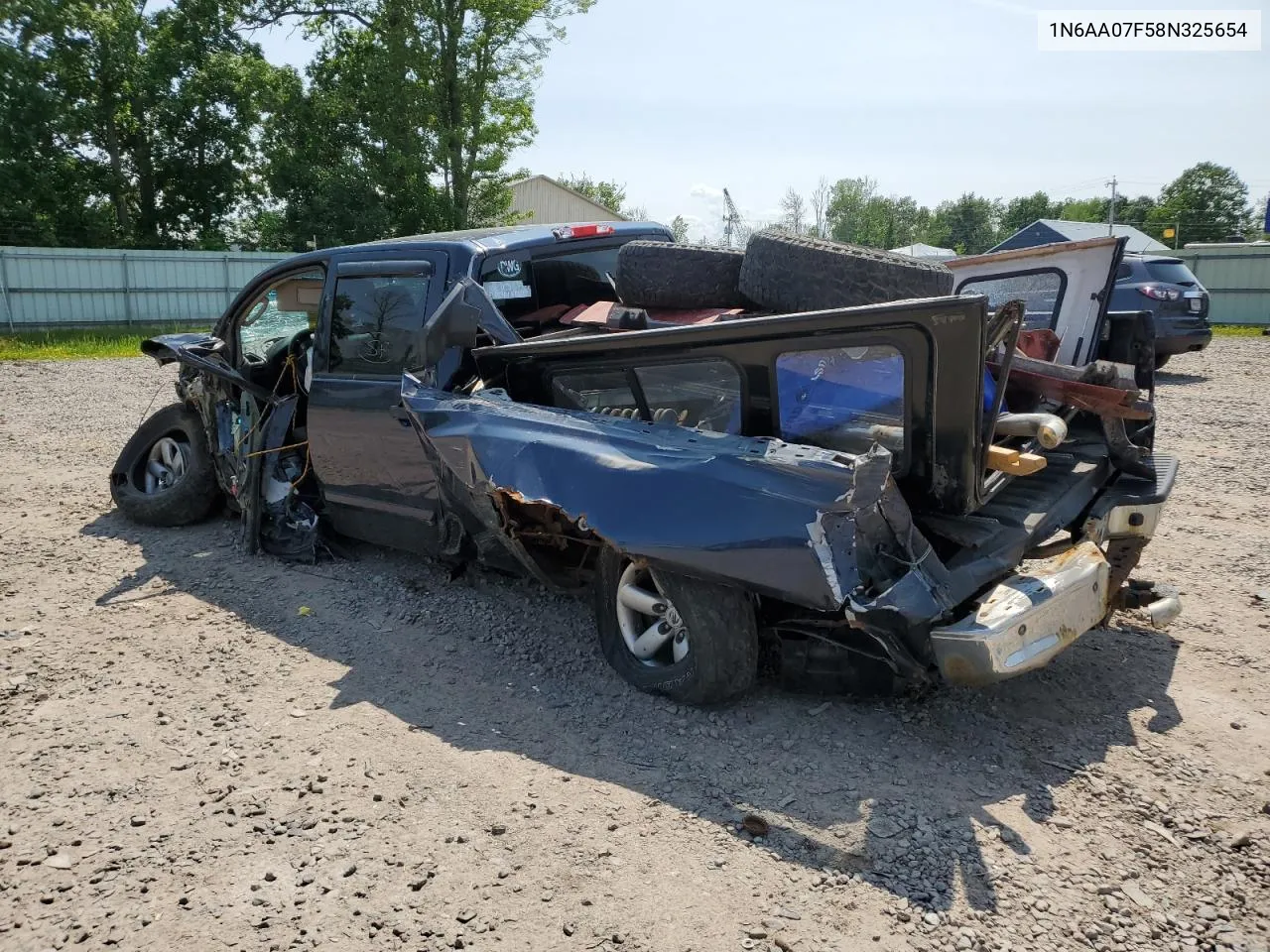 2008 Nissan Titan Xe VIN: 1N6AA07F58N325654 Lot: 55632483