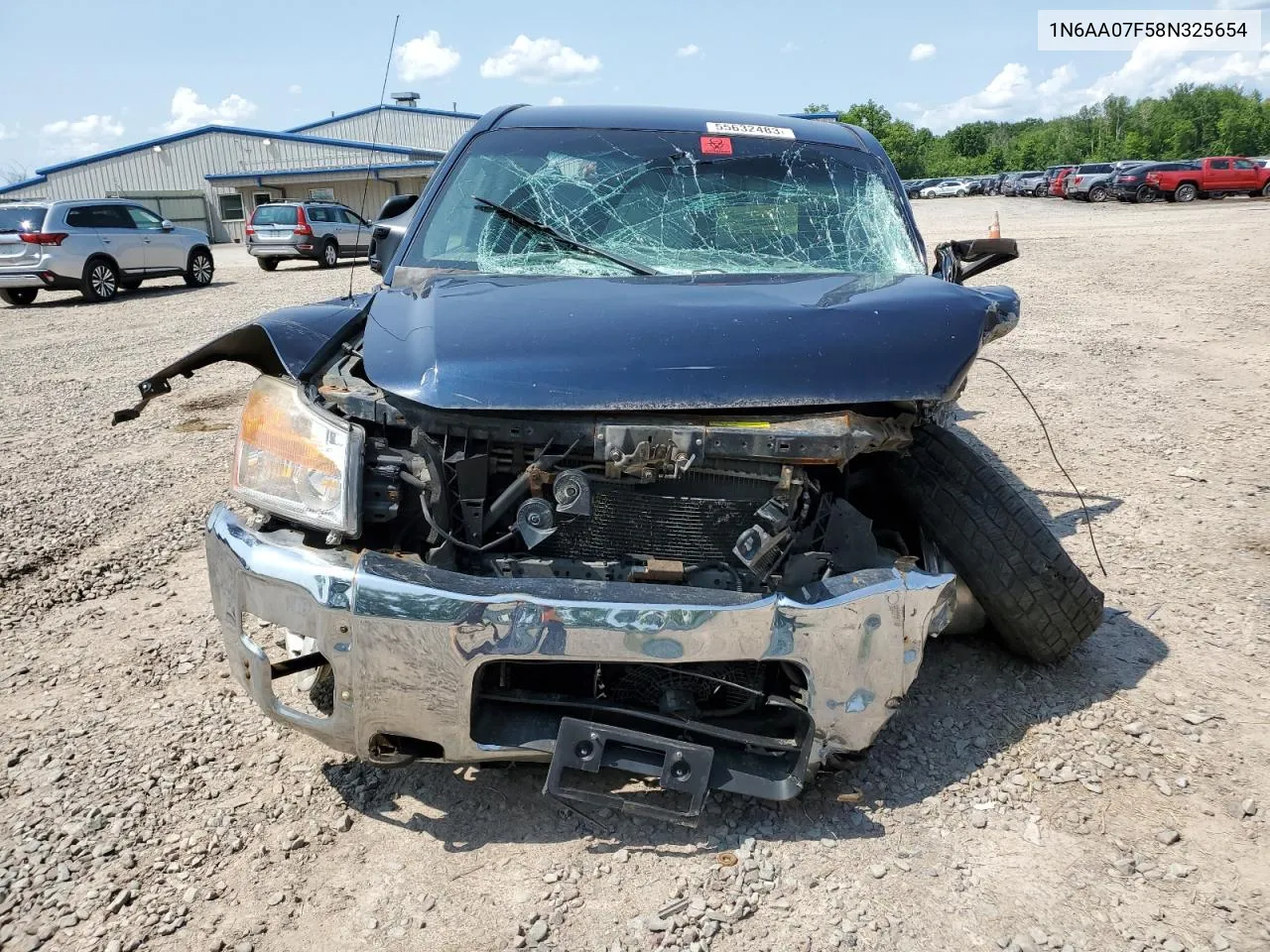 2008 Nissan Titan Xe VIN: 1N6AA07F58N325654 Lot: 55632483