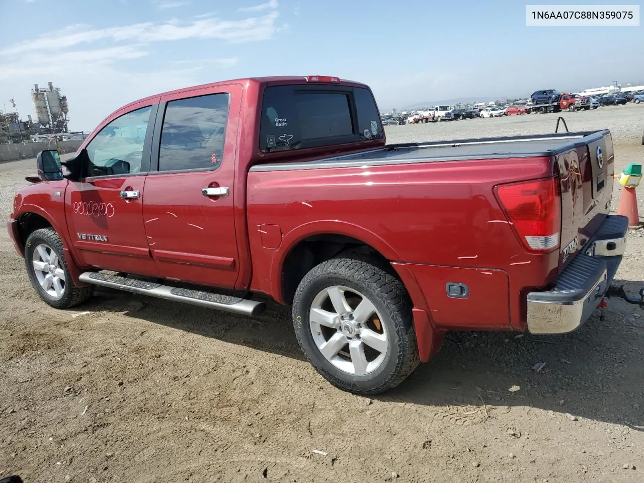 2008 Nissan Titan Xe VIN: 1N6AA07C88N359075 Lot: 66576864