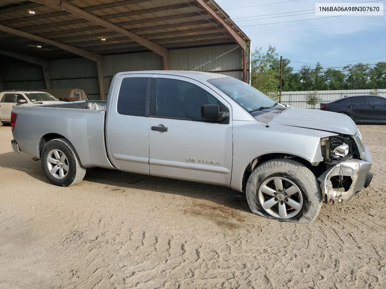 2008 Nissan Titan Xe VIN: 1N6BA06A98N307670 Lot: 68015854