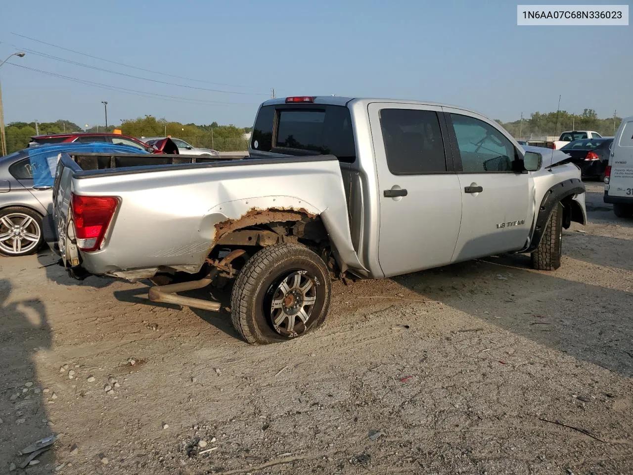 2008 Nissan Titan Xe VIN: 1N6AA07C68N336023 Lot: 68670024