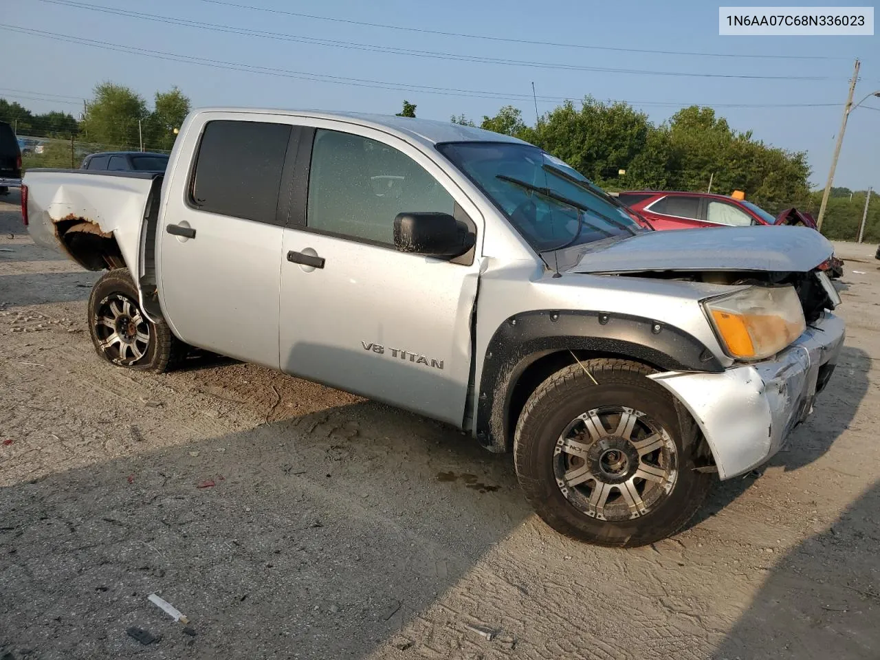 2008 Nissan Titan Xe VIN: 1N6AA07C68N336023 Lot: 68670024