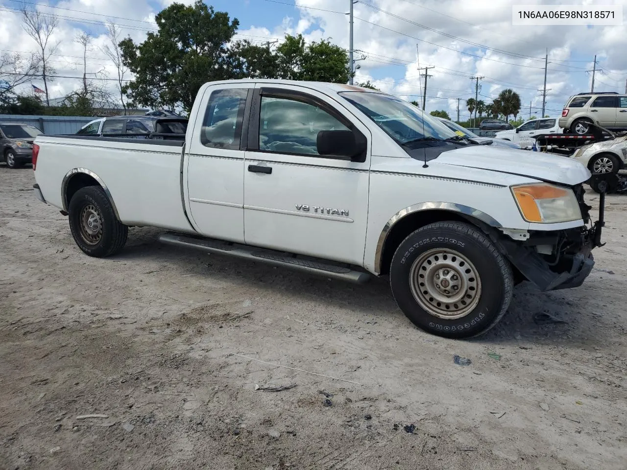 1N6AA06E98N318571 2008 Nissan Titan Xe