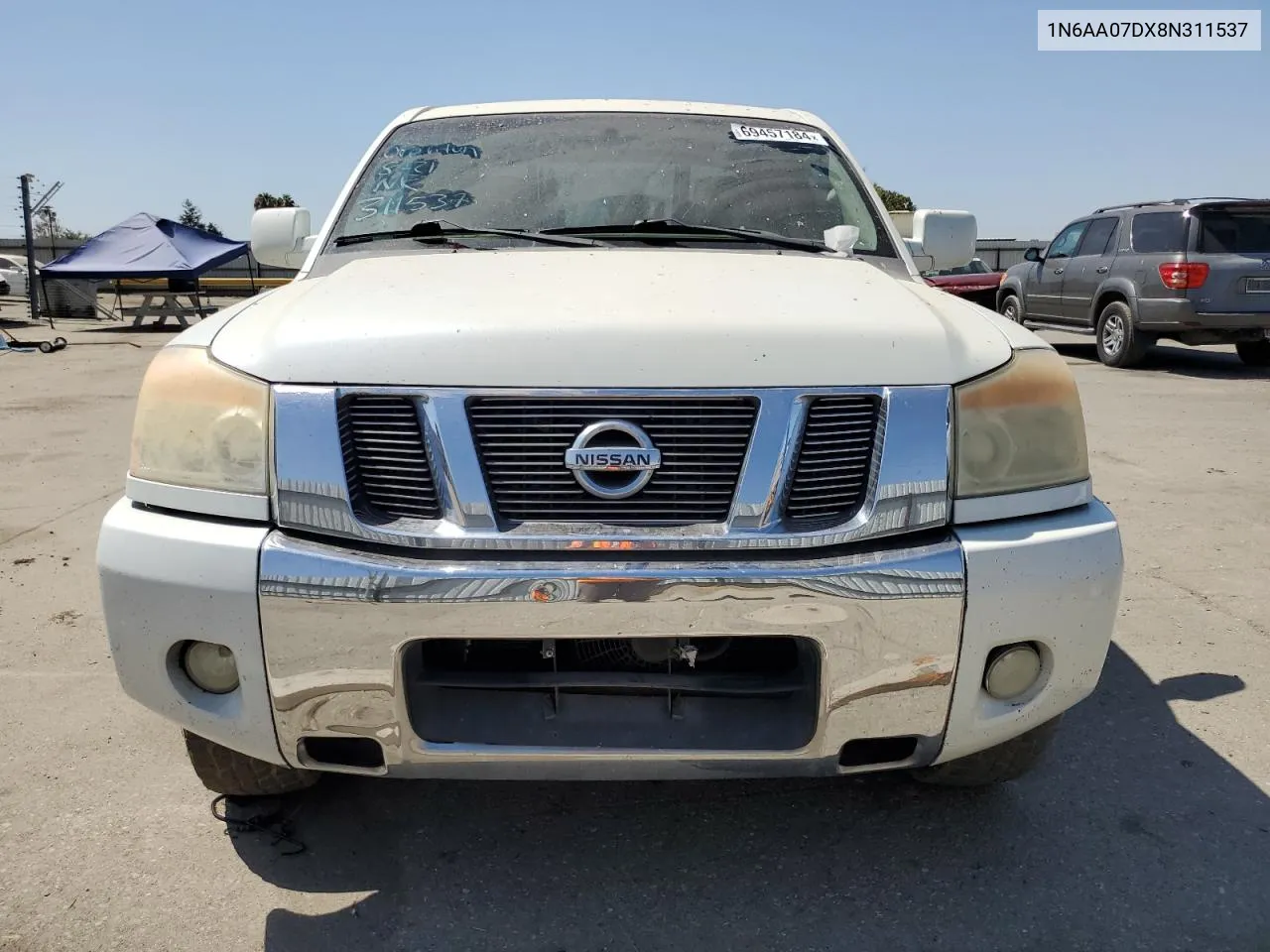 2008 Nissan Titan Xe VIN: 1N6AA07DX8N311537 Lot: 69457184