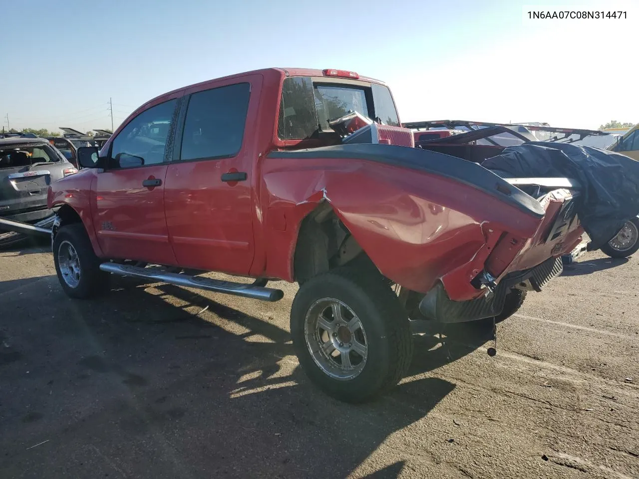 2008 Nissan Titan Xe VIN: 1N6AA07C08N314471 Lot: 69871294