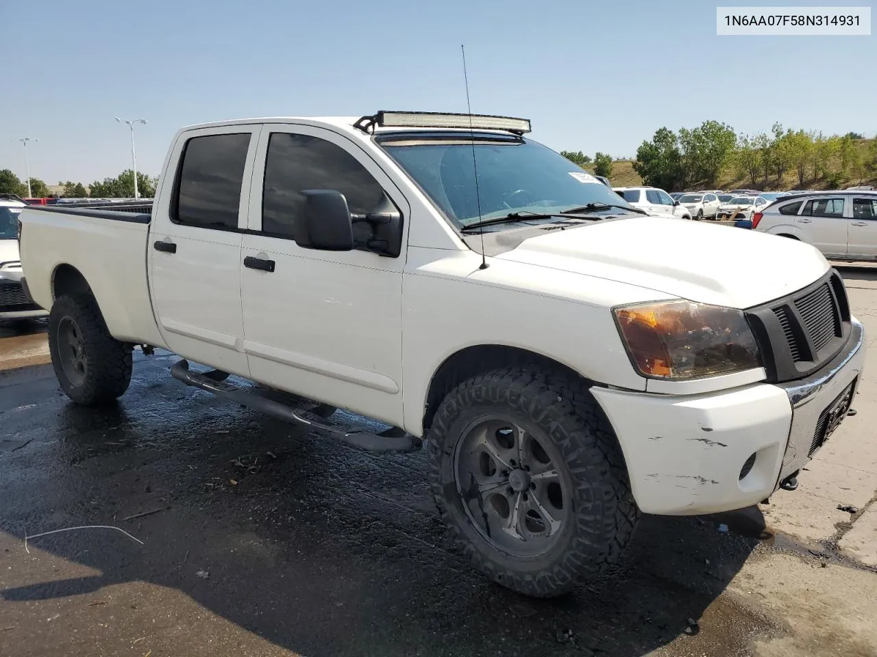 1N6AA07F58N314931 2008 Nissan Titan Xe