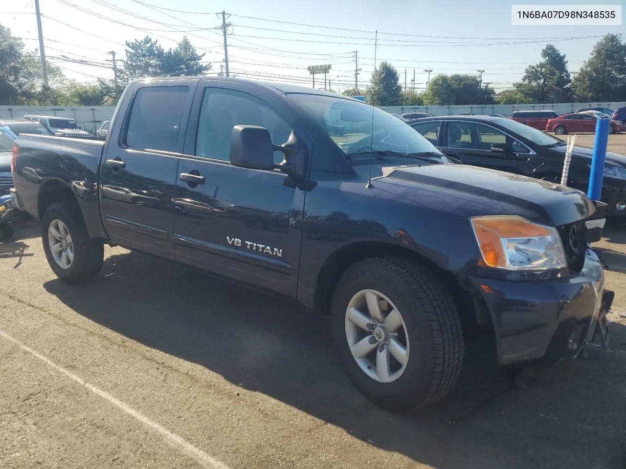 2008 Nissan Titan Xe VIN: 1N6BA07D98N348535 Lot: 70916604