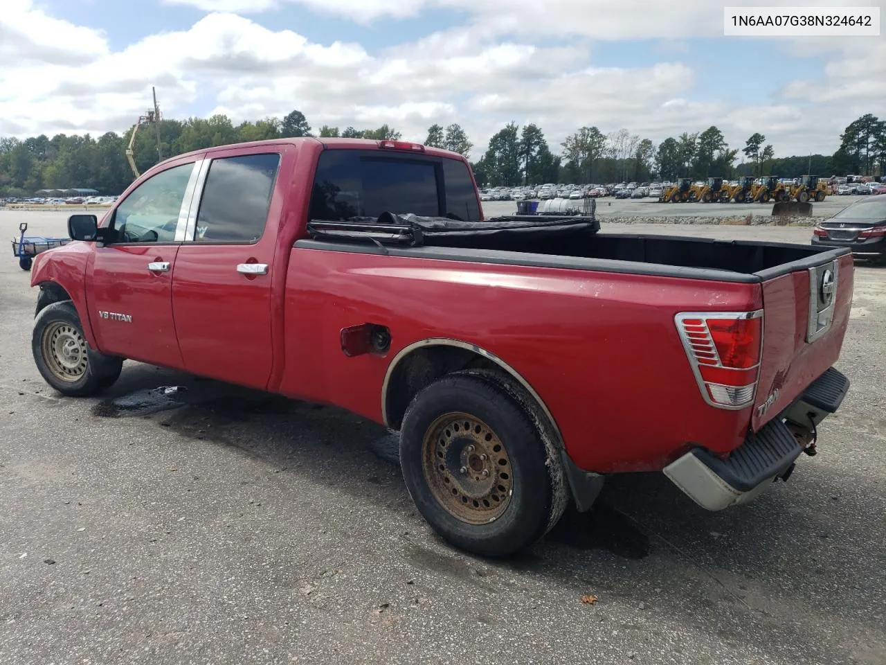 2008 Nissan Titan Xe VIN: 1N6AA07G38N324642 Lot: 71446014