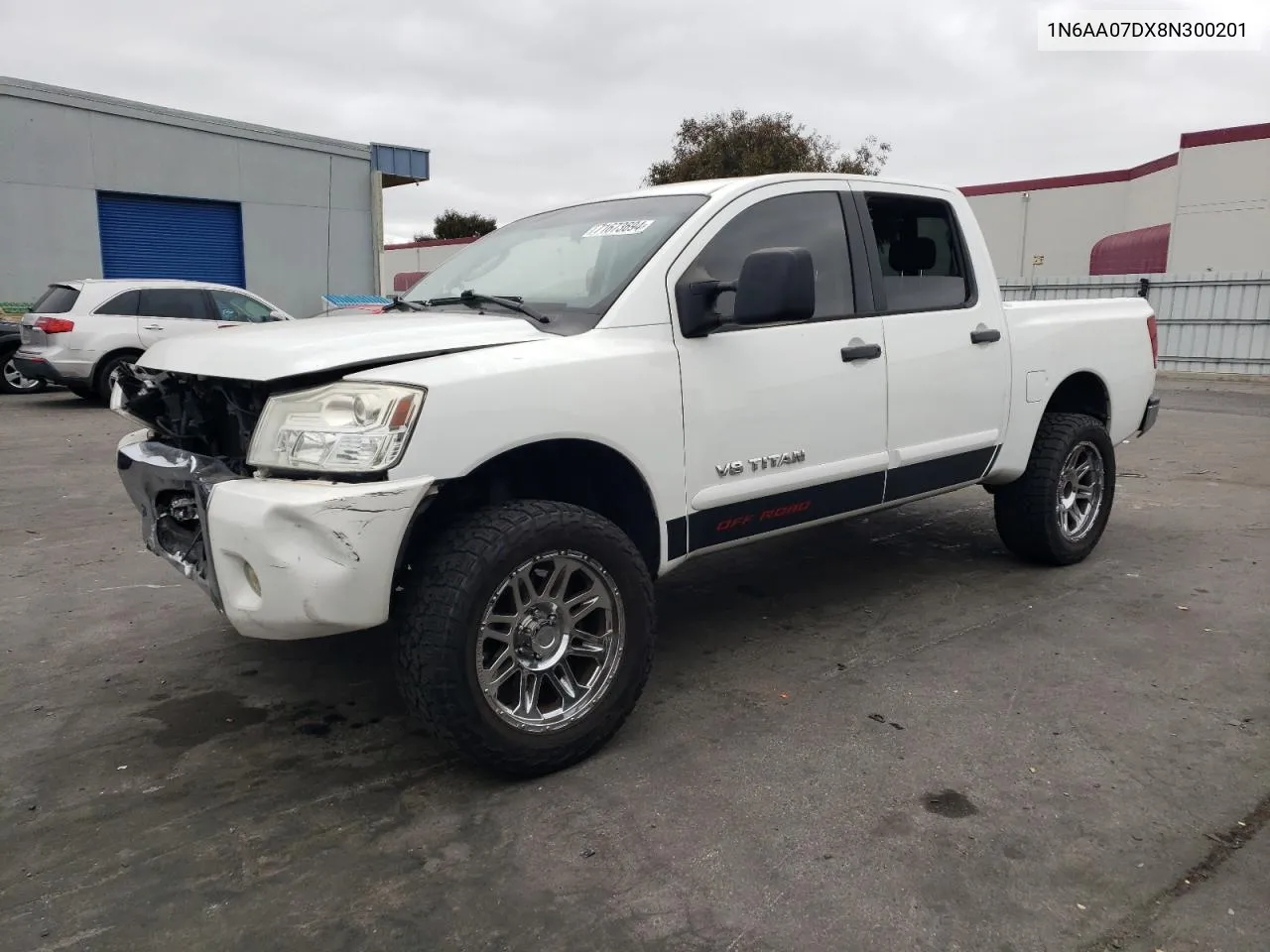 2008 Nissan Titan Xe VIN: 1N6AA07DX8N300201 Lot: 71673694