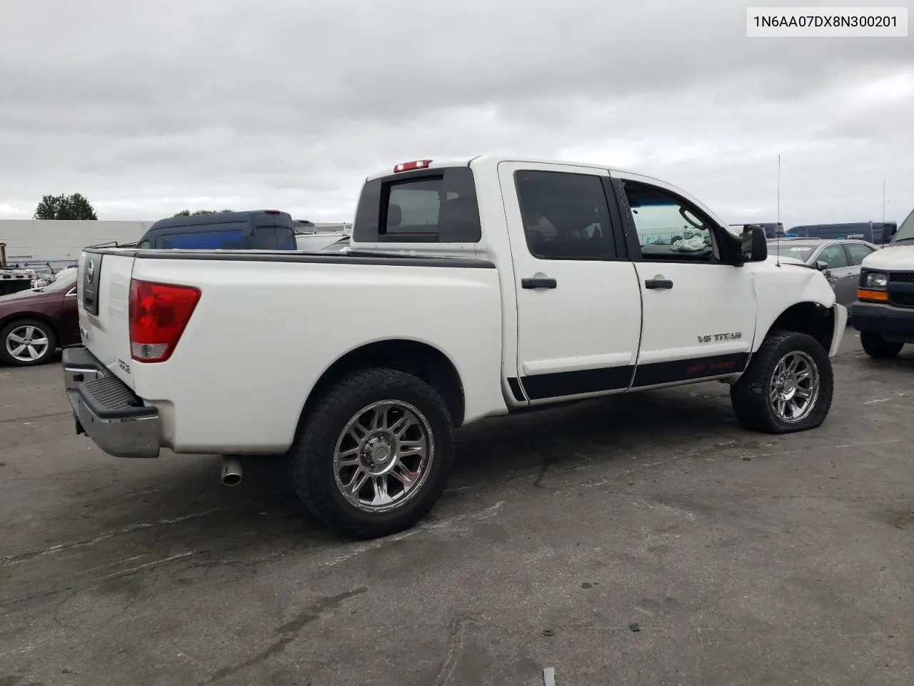 2008 Nissan Titan Xe VIN: 1N6AA07DX8N300201 Lot: 71673694