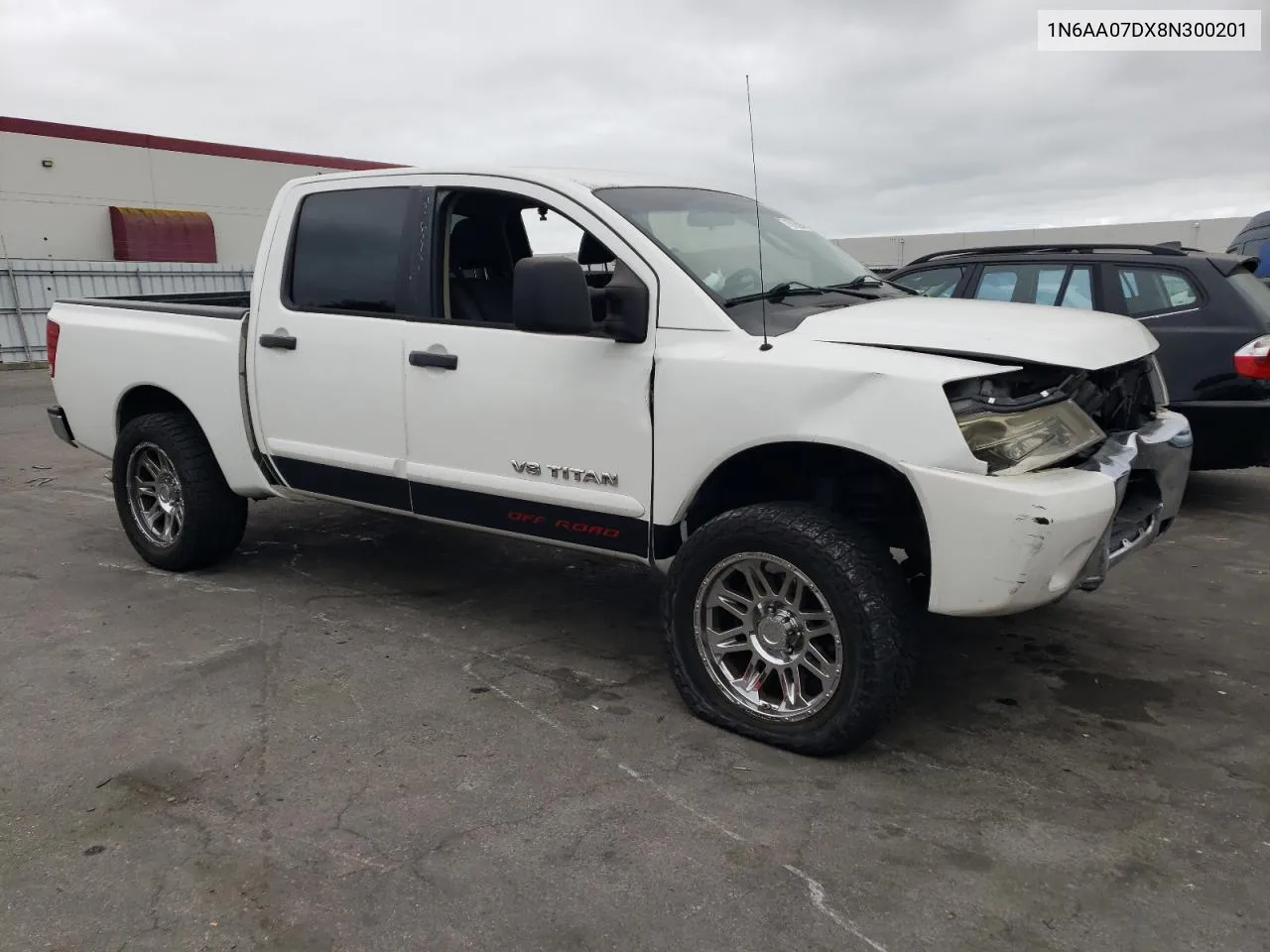 2008 Nissan Titan Xe VIN: 1N6AA07DX8N300201 Lot: 71673694