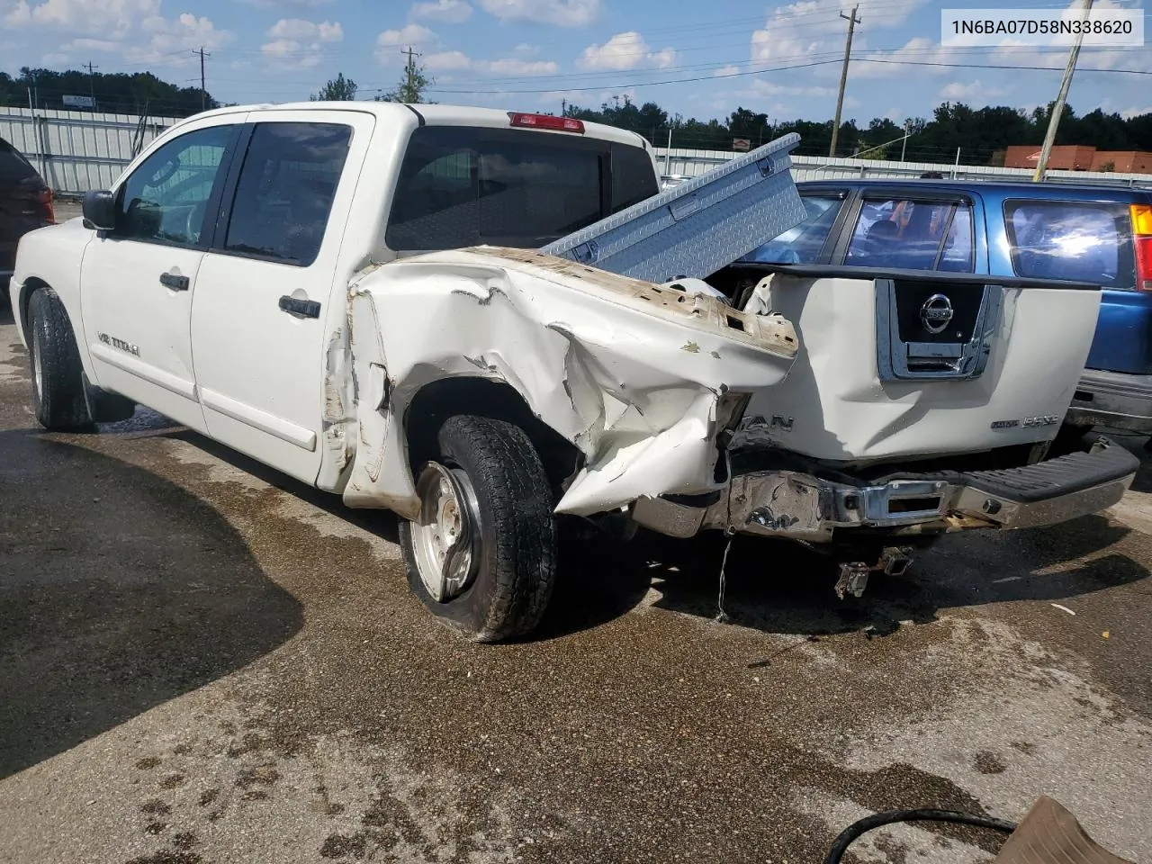 2008 Nissan Titan Xe VIN: 1N6BA07D58N338620 Lot: 71993434