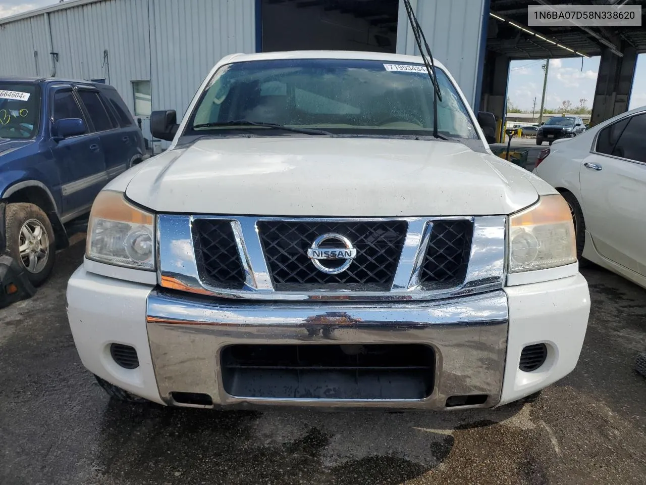 2008 Nissan Titan Xe VIN: 1N6BA07D58N338620 Lot: 71993434