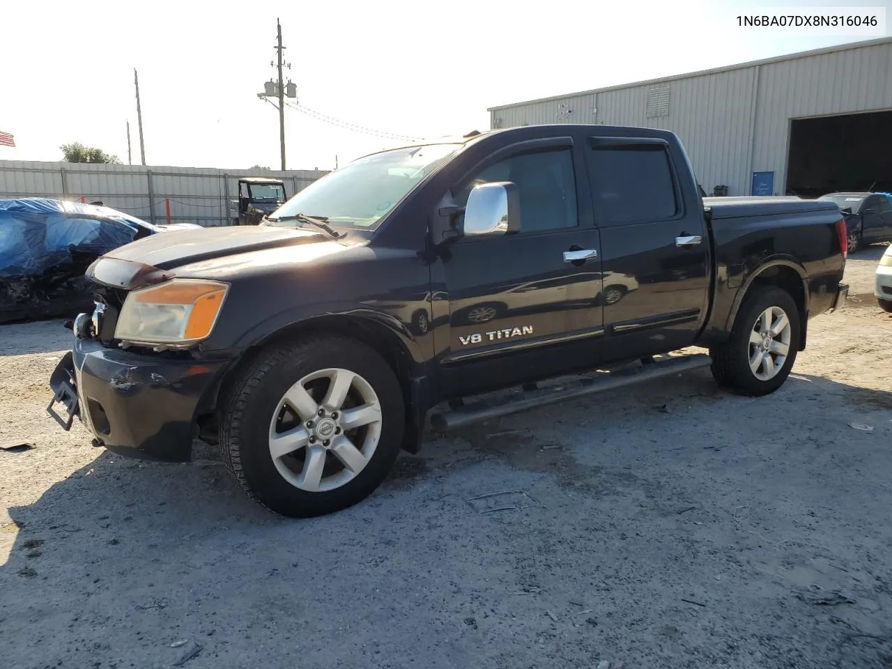 2008 Nissan Titan Xe VIN: 1N6BA07DX8N316046 Lot: 72058064