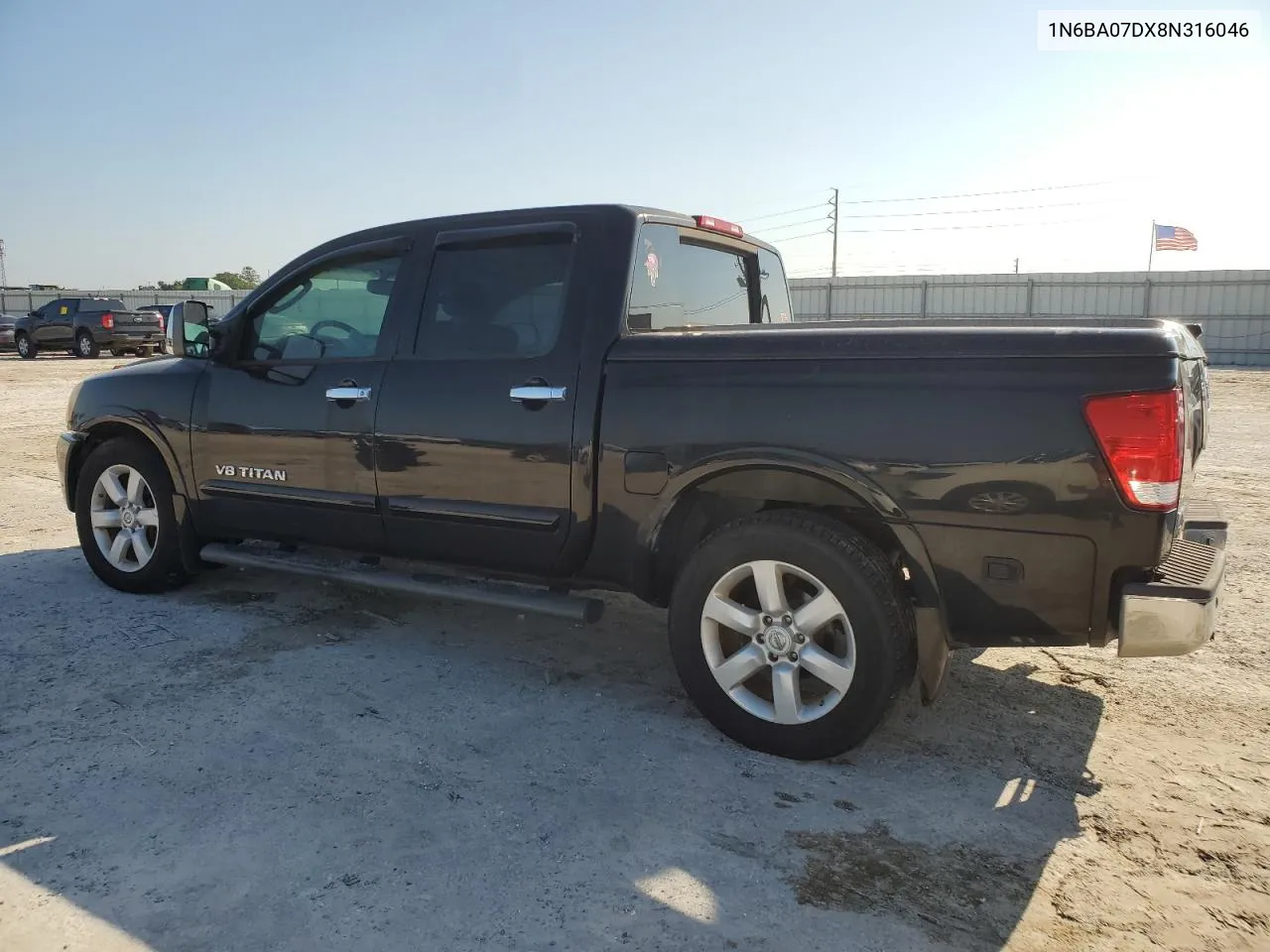 2008 Nissan Titan Xe VIN: 1N6BA07DX8N316046 Lot: 72058064