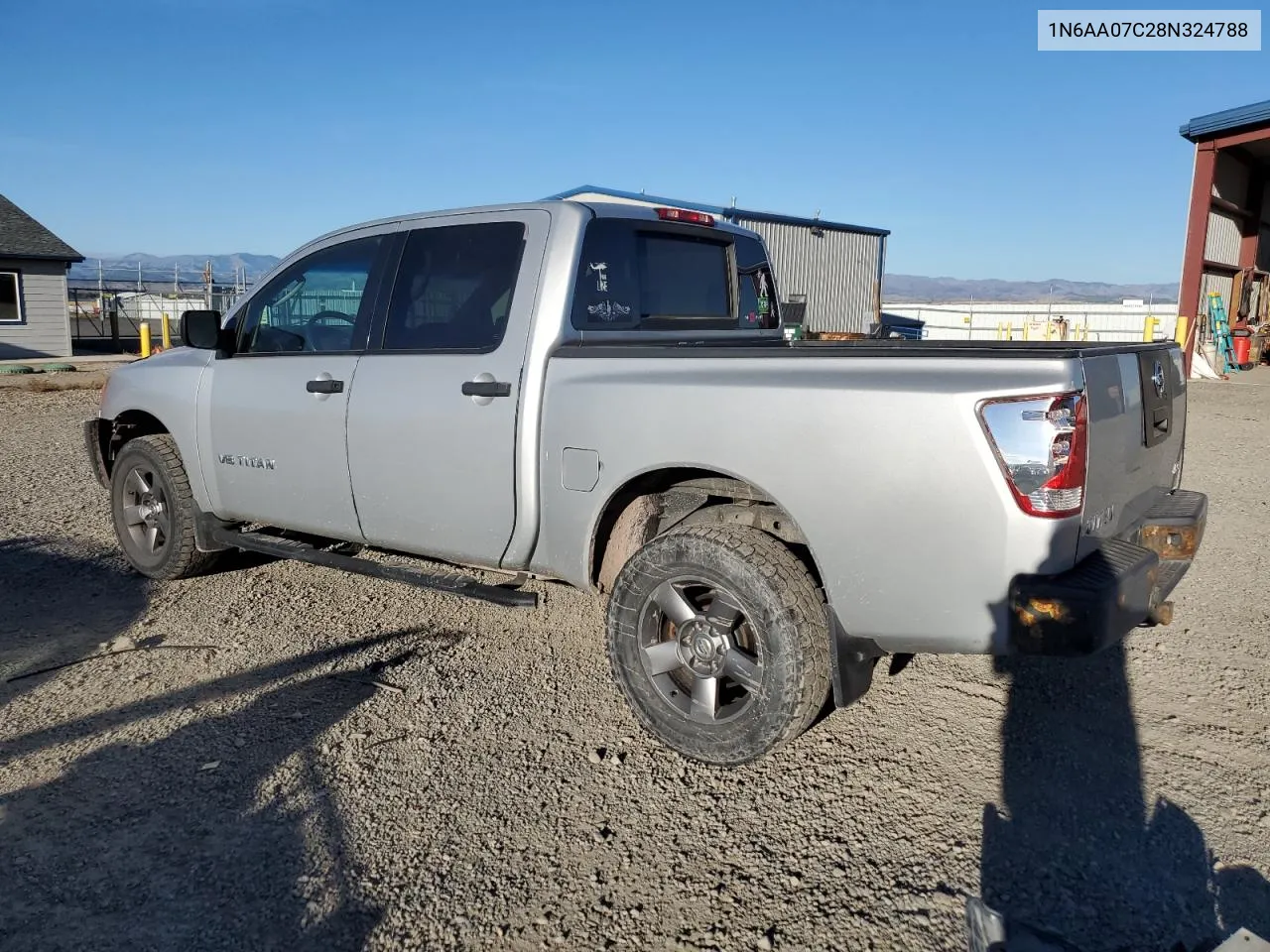 2008 Nissan Titan Xe VIN: 1N6AA07C28N324788 Lot: 72148074