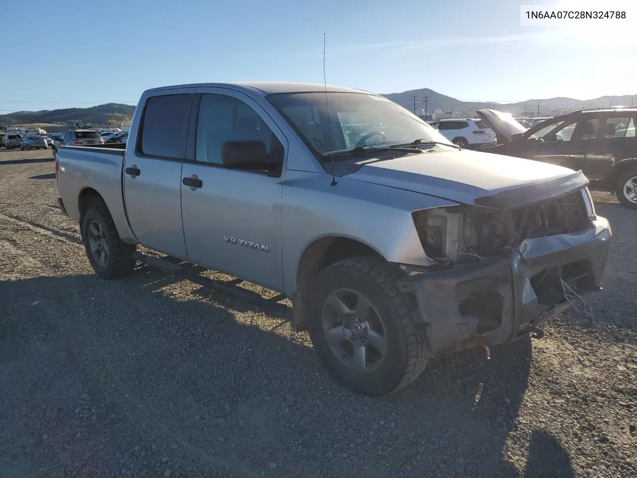 2008 Nissan Titan Xe VIN: 1N6AA07C28N324788 Lot: 72148074