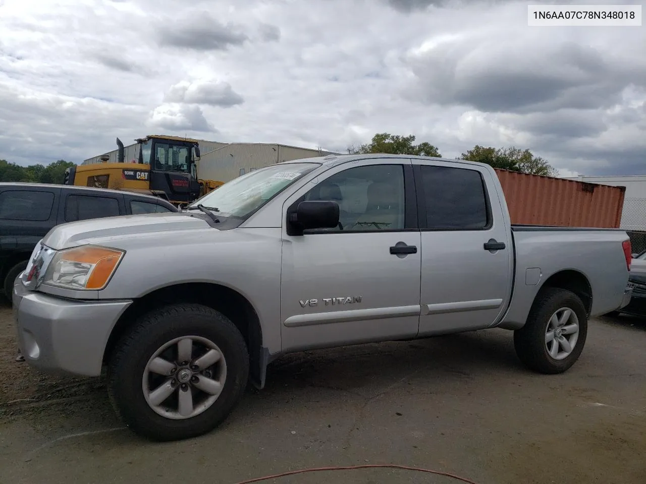 2008 Nissan Titan Xe VIN: 1N6AA07C78N348018 Lot: 72268574