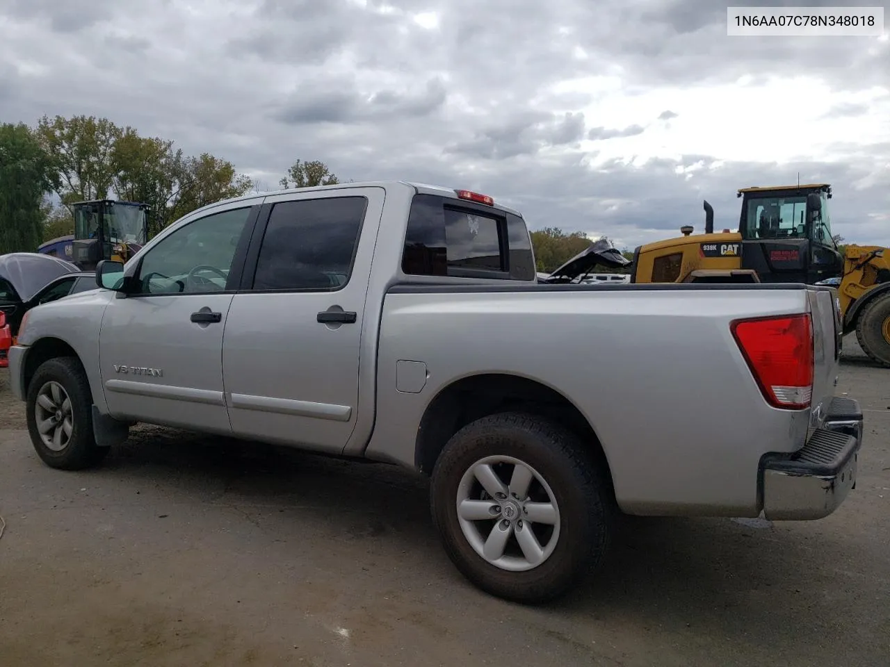 2008 Nissan Titan Xe VIN: 1N6AA07C78N348018 Lot: 72268574