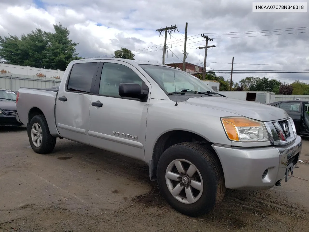 2008 Nissan Titan Xe VIN: 1N6AA07C78N348018 Lot: 72268574