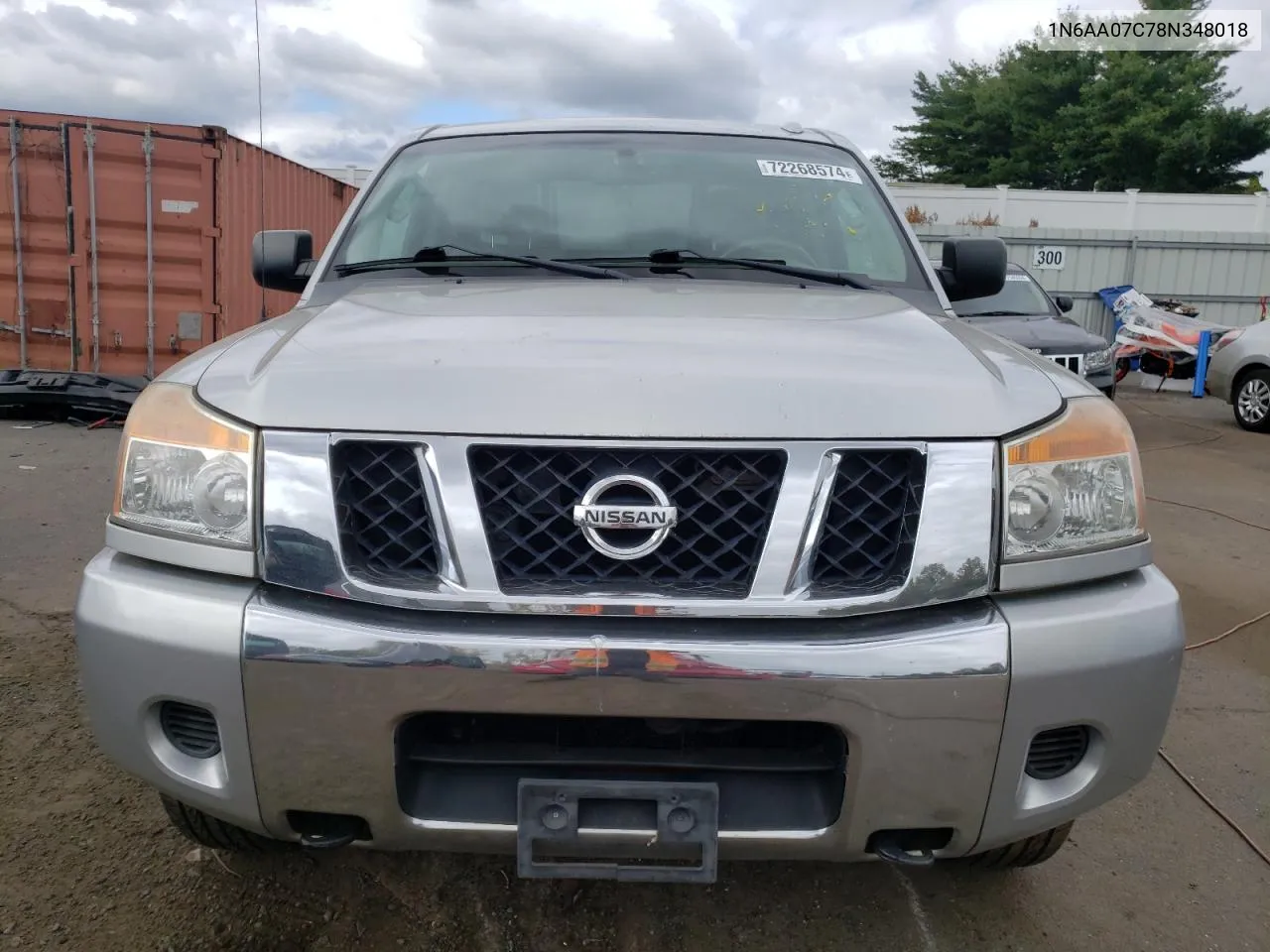 2008 Nissan Titan Xe VIN: 1N6AA07C78N348018 Lot: 72268574