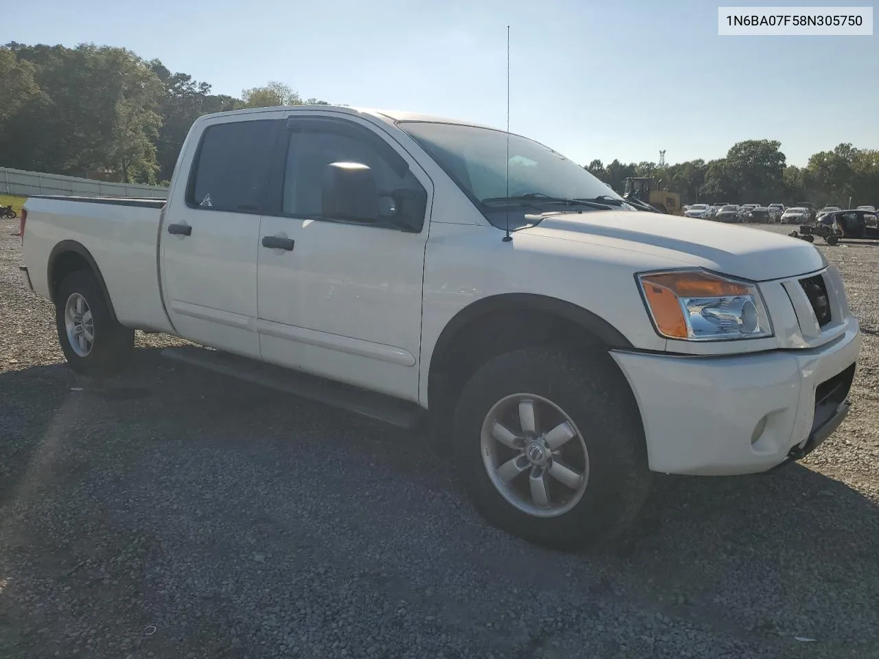 2008 Nissan Titan Xe VIN: 1N6BA07F58N305750 Lot: 72731584