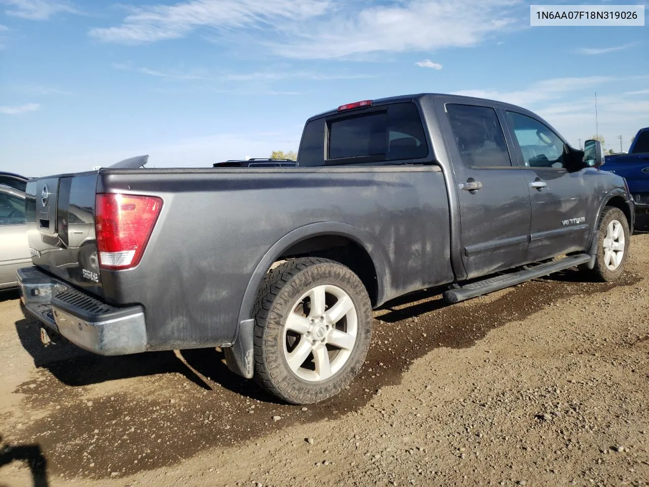 1N6AA07F18N319026 2008 Nissan Titan Xe