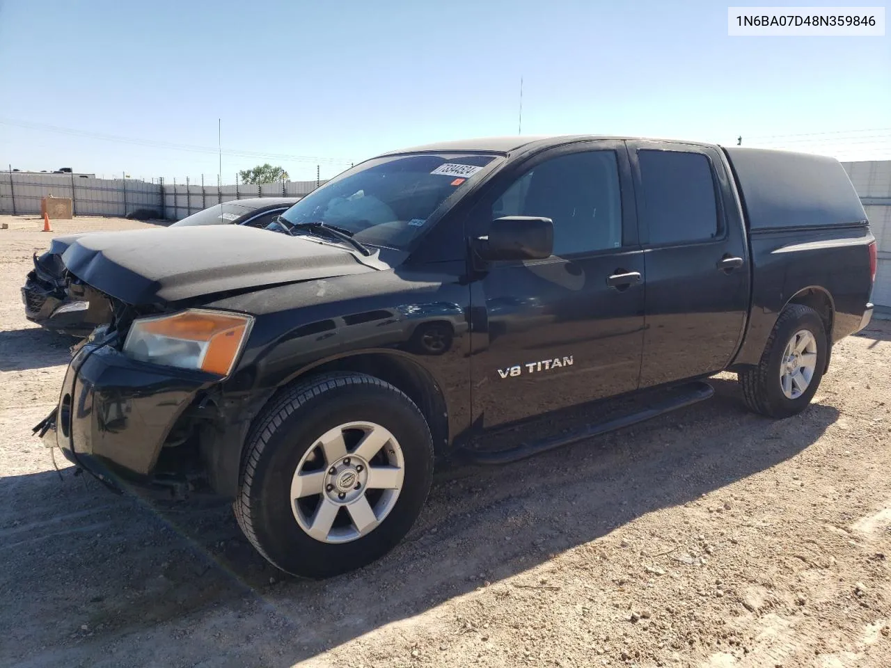 2008 Nissan Titan Xe VIN: 1N6BA07D48N359846 Lot: 73344524