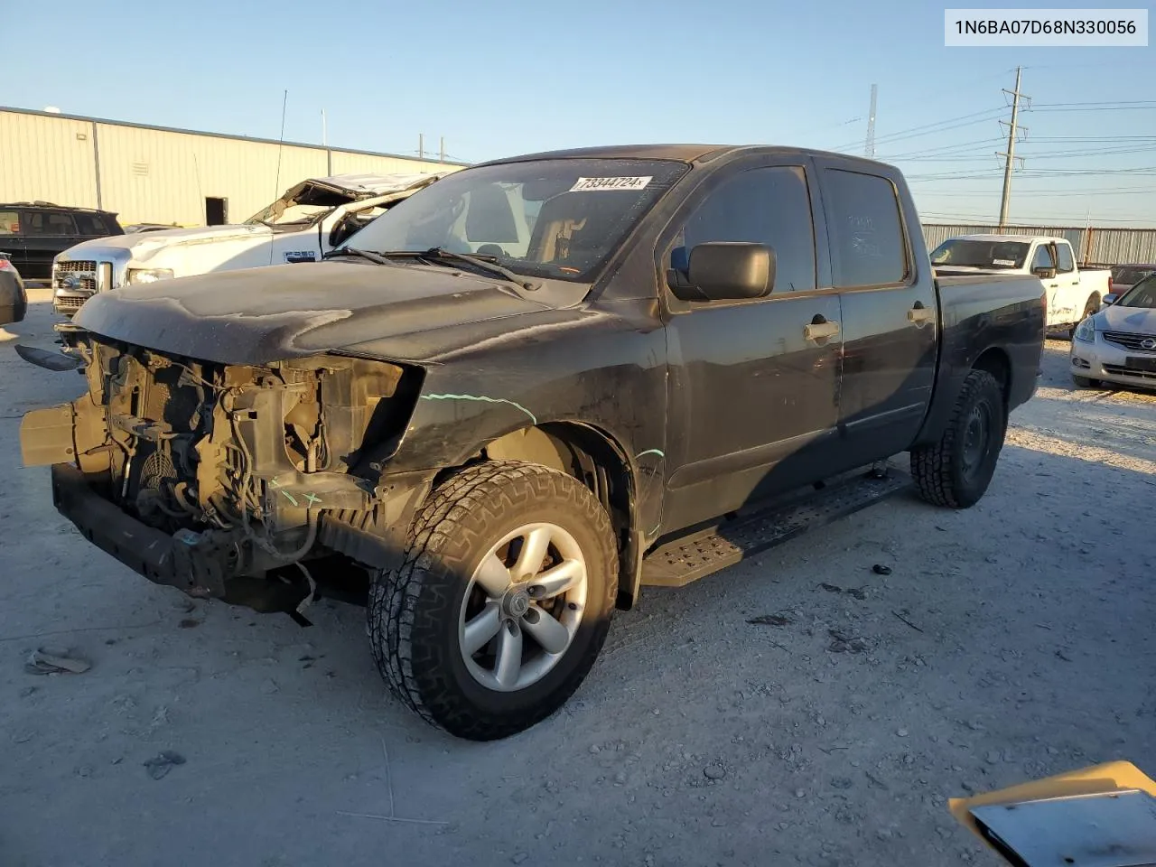 2008 Nissan Titan Xe VIN: 1N6BA07D68N330056 Lot: 73344724