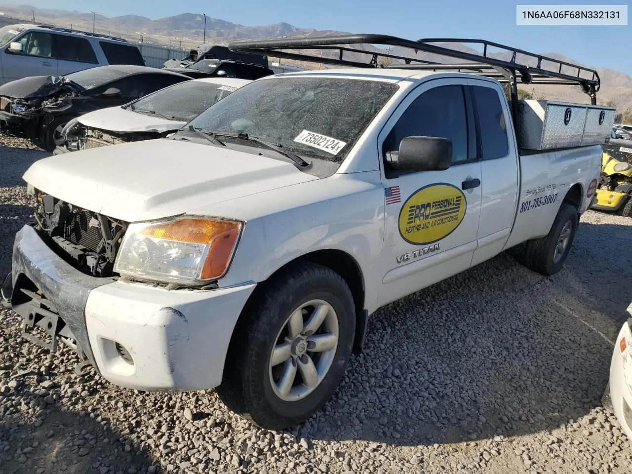 2008 Nissan Titan Xe VIN: 1N6AA06F68N332131 Lot: 73502124