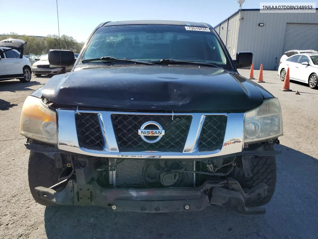 2008 Nissan Titan Xe VIN: 1N6AA07D08N348953 Lot: 73519434