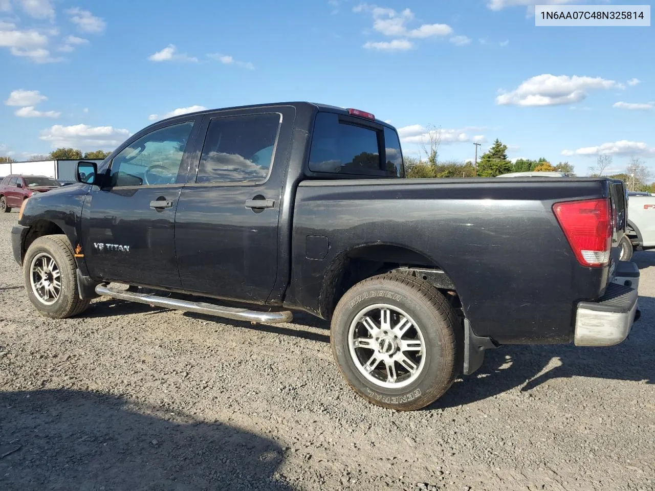 2008 Nissan Titan Xe VIN: 1N6AA07C48N325814 Lot: 74328094