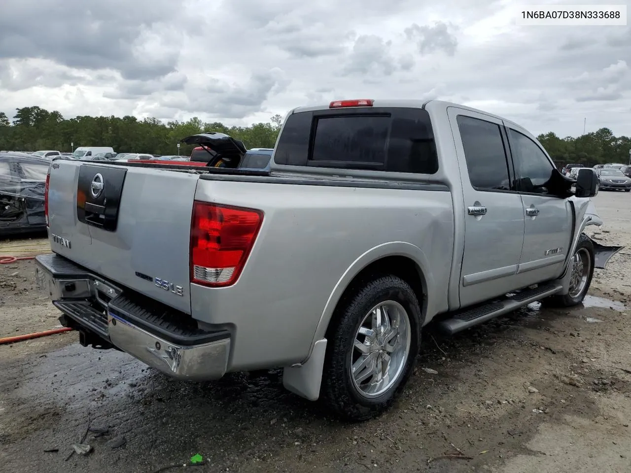 2008 Nissan Titan Xe VIN: 1N6BA07D38N333688 Lot: 74766474