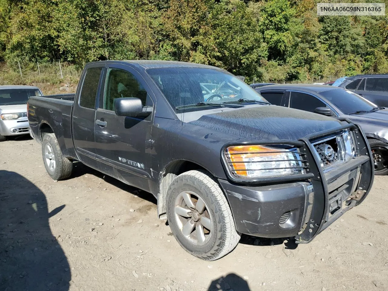 2008 Nissan Titan Xe VIN: 1N6AA06C98N316365 Lot: 74769614