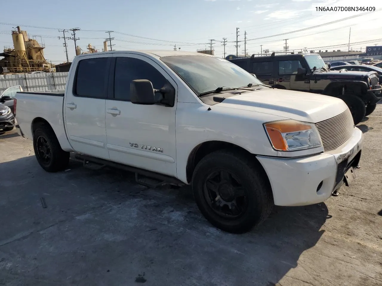 2008 Nissan Titan Xe VIN: 1N6AA07D08N346409 Lot: 74961454