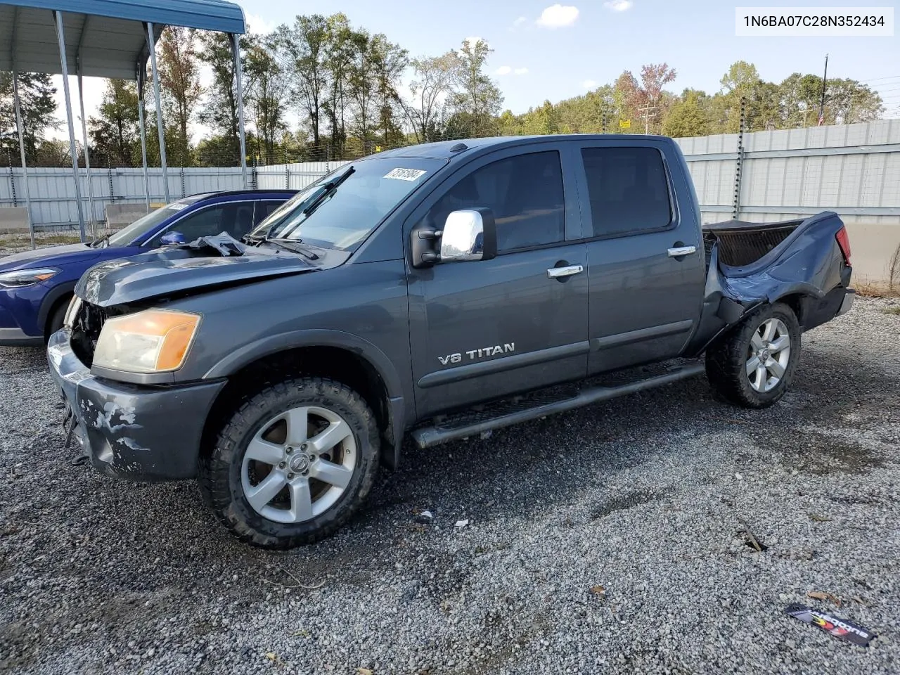 2008 Nissan Titan Xe VIN: 1N6BA07C28N352434 Lot: 75161984