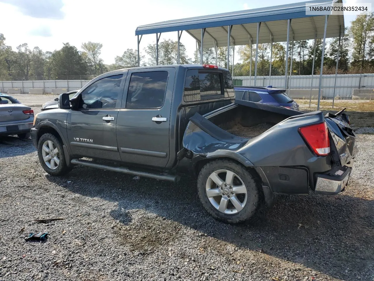 2008 Nissan Titan Xe VIN: 1N6BA07C28N352434 Lot: 75161984