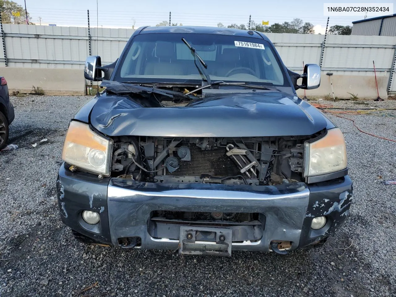 2008 Nissan Titan Xe VIN: 1N6BA07C28N352434 Lot: 75161984