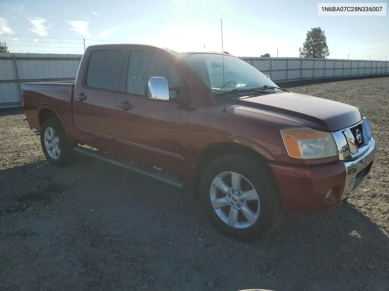 2008 Nissan Titan Xe VIN: 1N6BA07C28N336007 Lot: 75935964